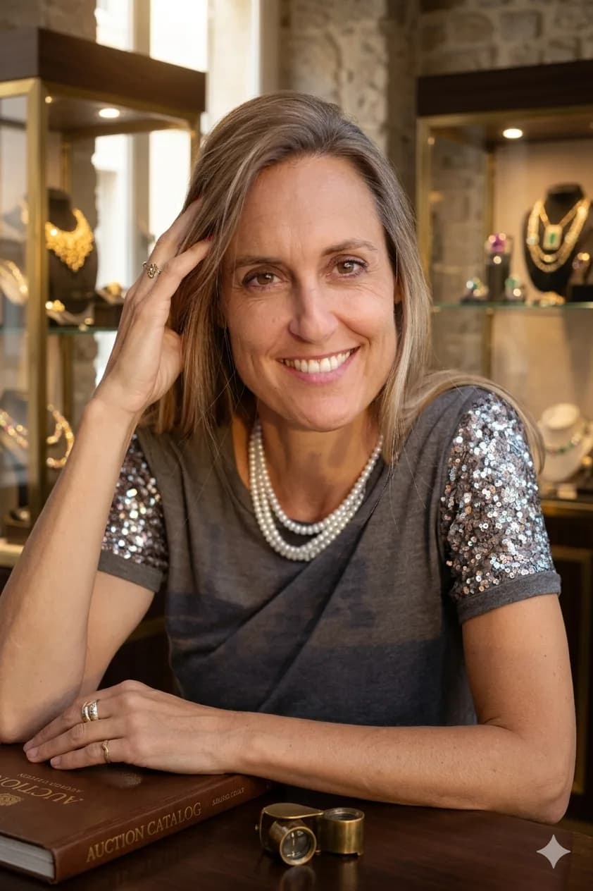 Cécile, gemmologue et joaillière